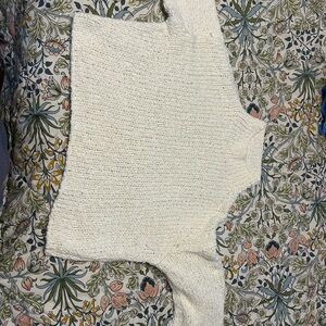 Cozy White Knit Sweater